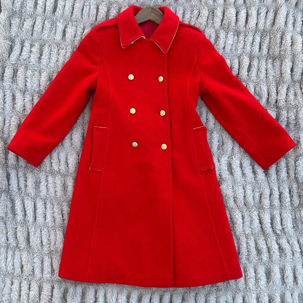 Vintage Red Coat F.W. Fischer